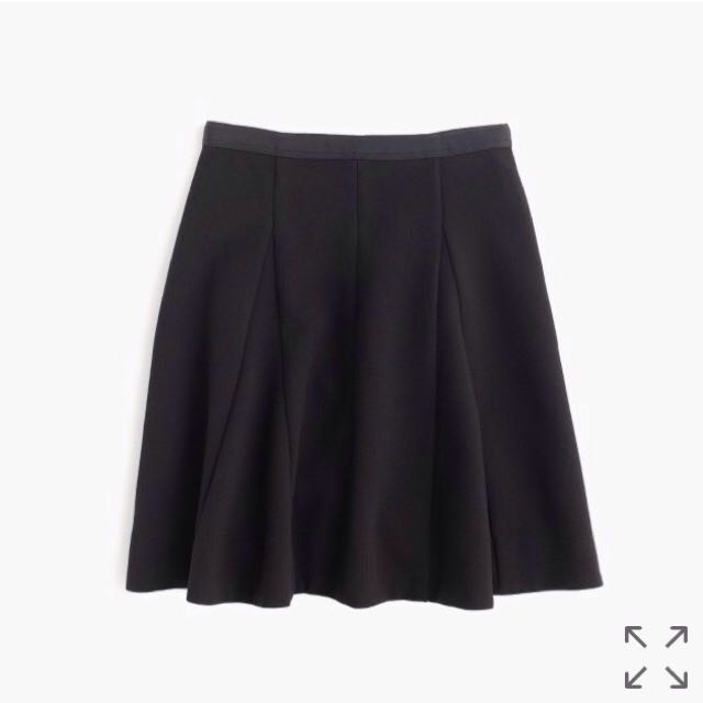J.Crew Circle Mini Skirt In Crinkle Crepe Women s Fashion