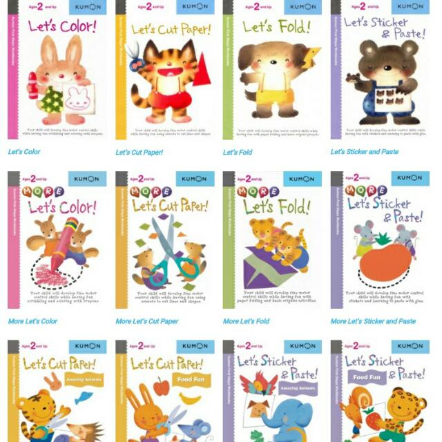 Kumon Brand new kumon set of 12 activity books, Hobbies & Toys, Books