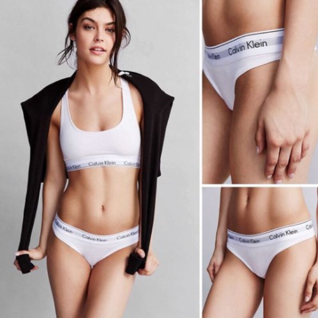 White Calvin Klein Underwear Set, Women 