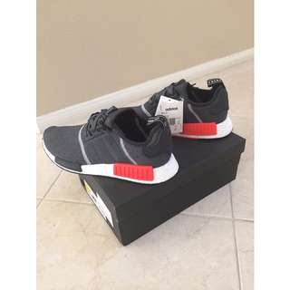 ADIDAS ORIGINALS NMD R1 反光系列深灰 紅塊 S31510 US8.5 & US10.5