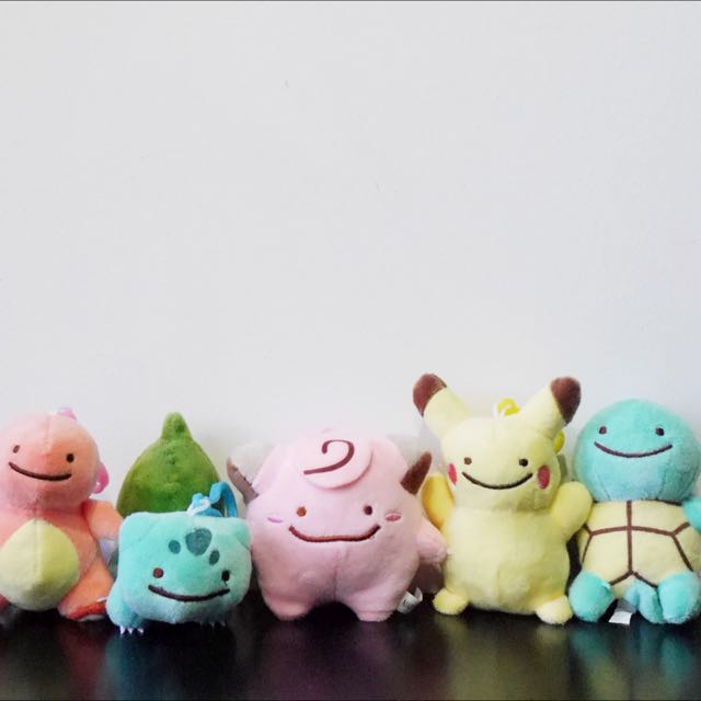 ditto face pokemon plush