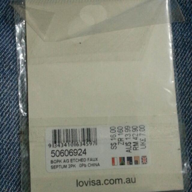 LOVISA FAKE NOSE RING, Women's Fashion, Jewelry & Organisers, Anklets