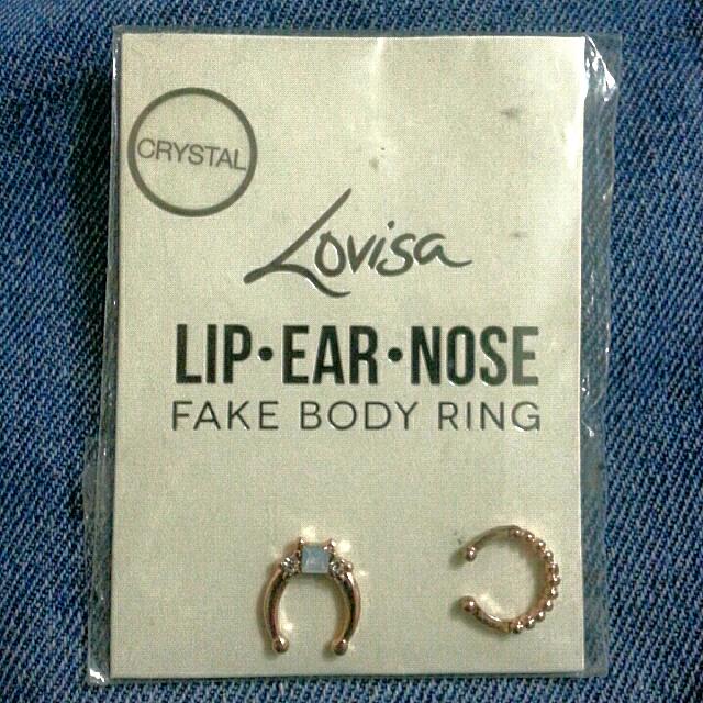 Fake outlet piercings lovisa