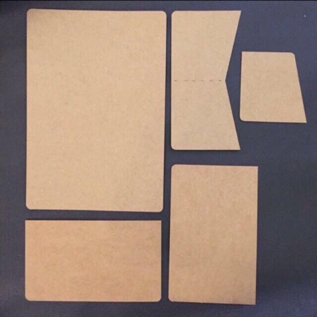 Leather Passport Holder Template For DIY Handmade Leather Craft