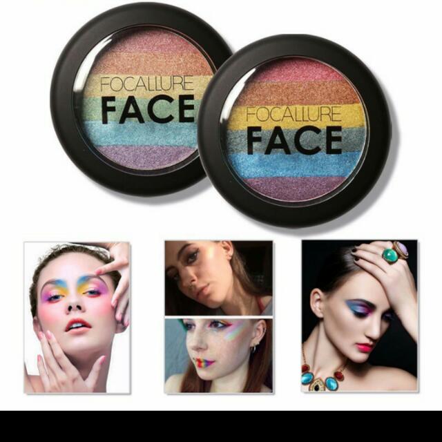 Reserved New Rainbow Highlighter Makeup Palette Cosmetic Blusher