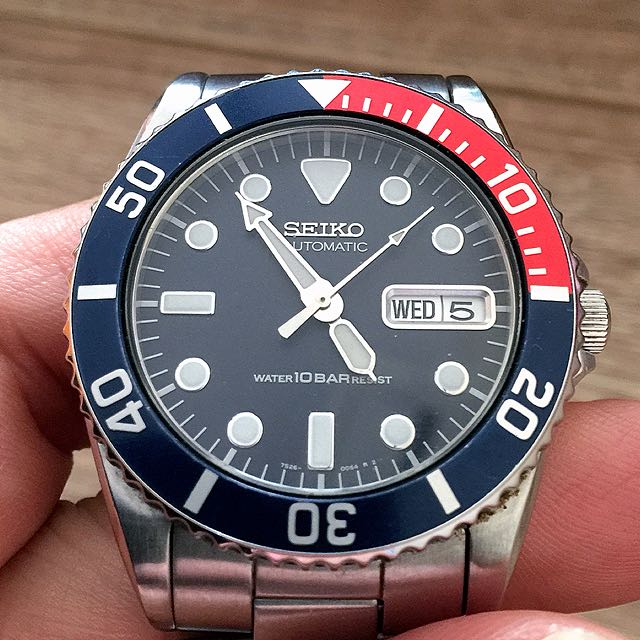 Seiko 7s26-0050 (Pepsi Bezel) Automatic Diver, Men's Fashion, Watches &  Accessories, Watches on Carousell
