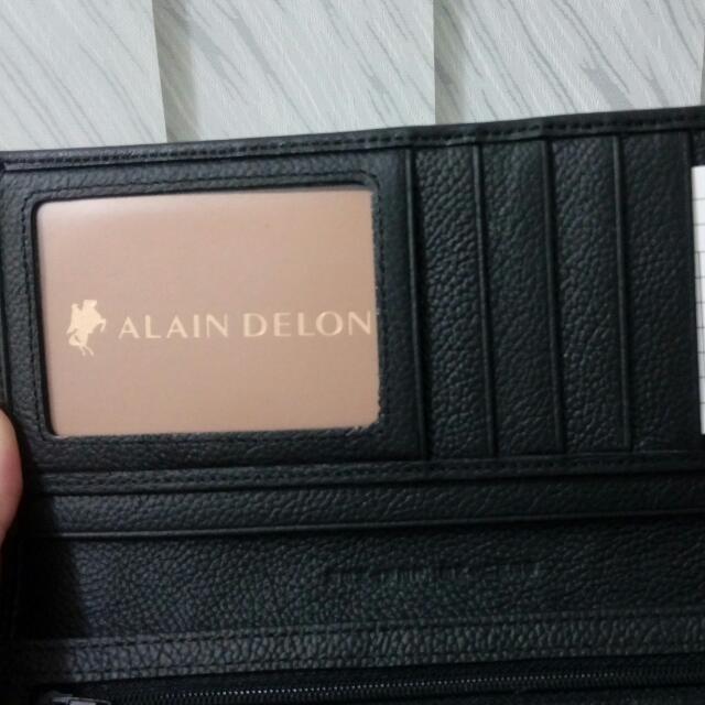 Alain Delon Genuine Leather Long Wallet Women S Fashion Bags Wallets On Carousell