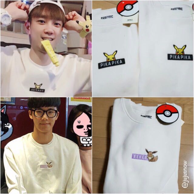 Bnwt Korea Spao X Pokemon Unisex Women Men Sweater Pullover Women S Fashion Coats Jackets And Outerwear On Carousell