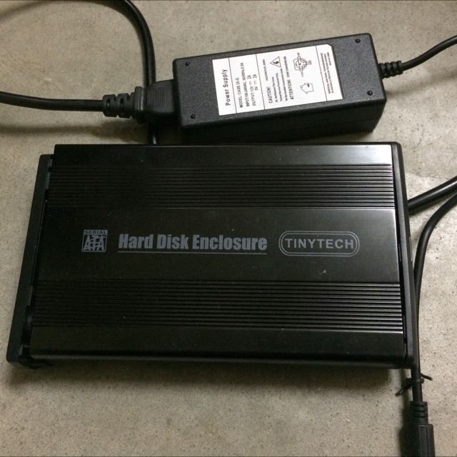 External Hard Disk Enclosure, Computers & Tech, Parts & Accessories