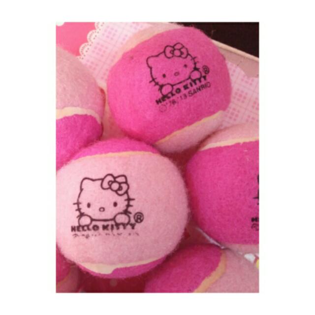 HELLO KITTY TENNIS BALLS, Sports Equipment, Sports & Games, Racket and