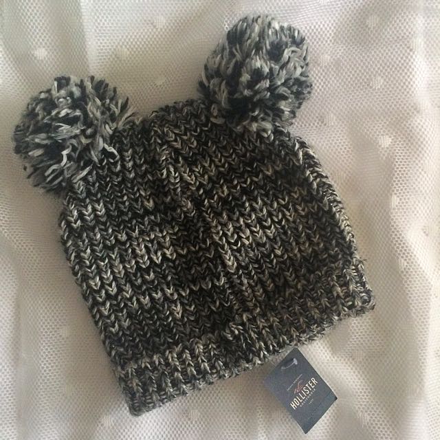 Hollister Pom Pom Beanie Winter Women s Fashion Watches Accessories Other Accessories on Carousell