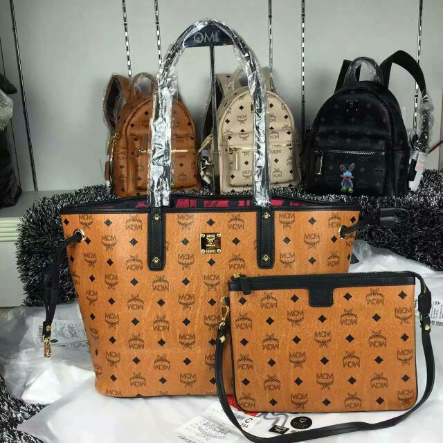 mcm side purse