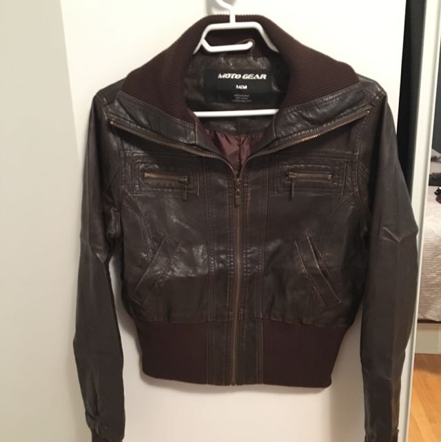 Moto gear sales leather jacket