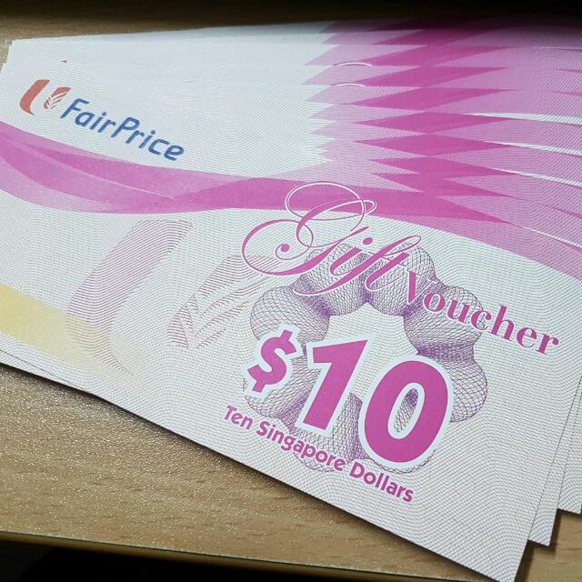Ntuc Gift Voucher, Tickets & Vouchers, Vouchers on Carousell
