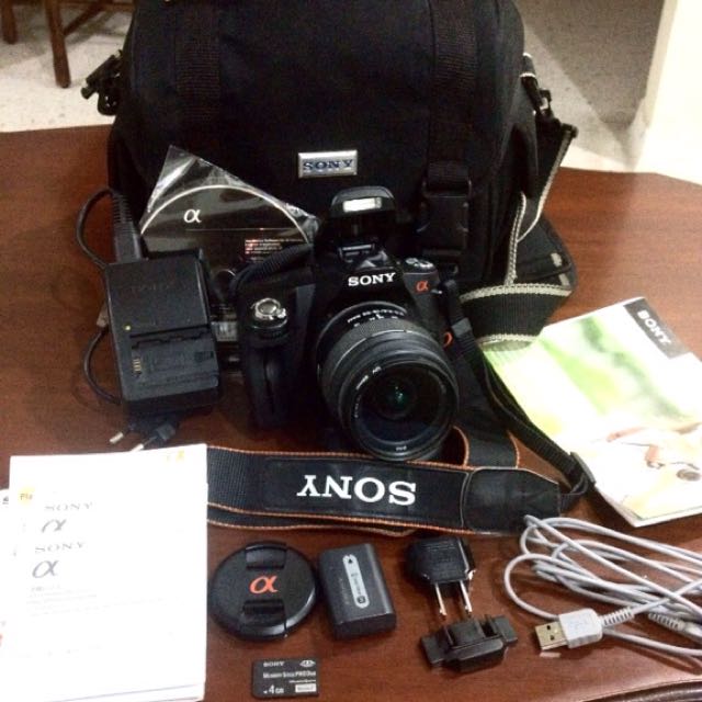 Sony a290 DSLR Camera, Photography, Cameras on Carousell