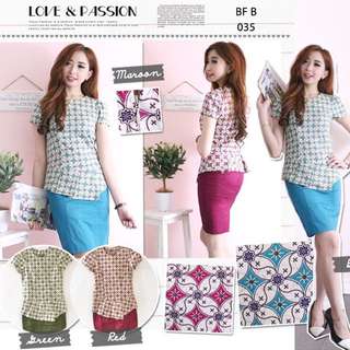 Batik Dress | Batik Modern | Batik Wanita | Sabrina Dress | Sabrina Top | batik Lovers | Atasan Batik | Batik Top
