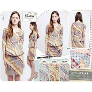 Batik Modern / Dress Batik / Atasan Batik / Batik Kerja
