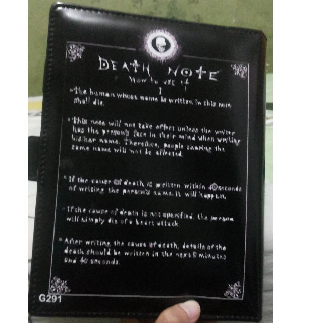 Binder Death Note, Buku & Alat Tulis, Alat Tulis di Carousell