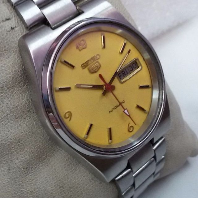 Seiko 5 Automatic Men Steel Org Beautiful Dial Japan Made Watch Vintage Collectibles Vintage Collectibles On Carousell