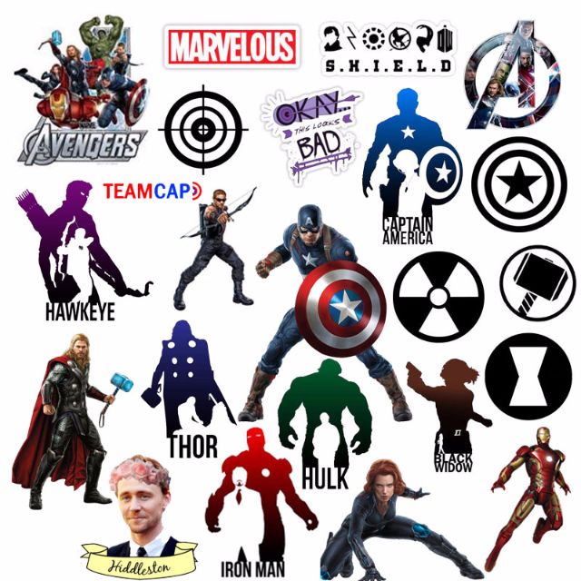 Avengers Tumblr Stickers Design Craft Handmade Craft On Carousell