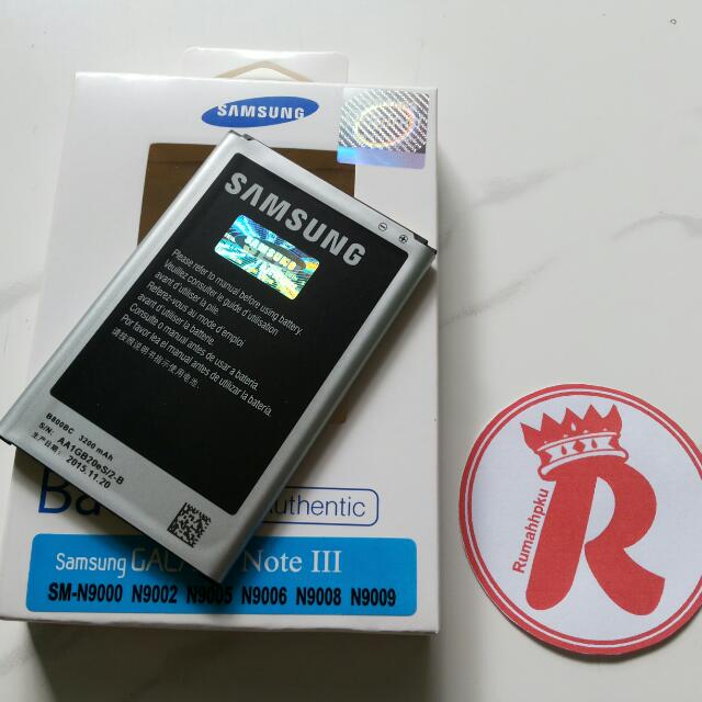 Baterai Batre Samsung Galaxy Note 3 Original Telepon Seluler Tablet Aksesoris Tablet Handphone Di Carousell