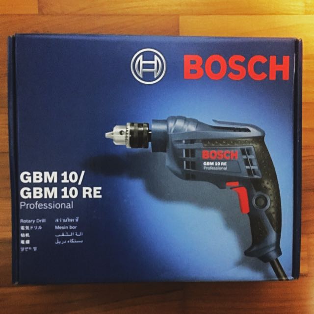 Bosch Rotary Drill GBM 10RE, Furniture & Home Living, Home Improvement ...