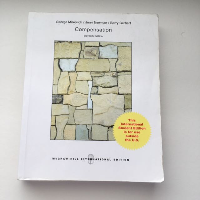 Compensation George Milkovich Jerry Newman Barry Gerhart Books