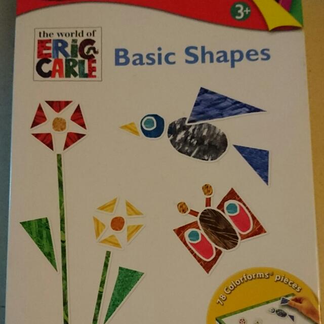 Colorforms Eric Carle Basic Shapes Playset, Hobbies & Toys, Books