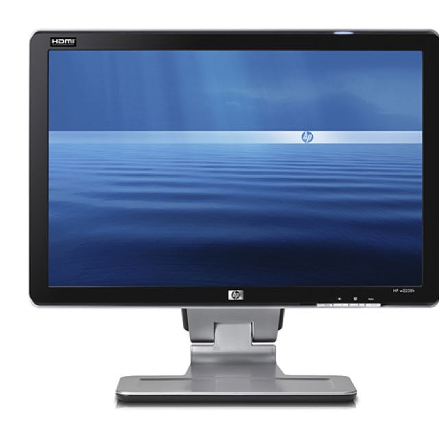 hp w2228h hdmi full hd 22" monitor