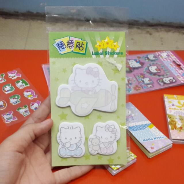 Label Sticker Baby Hello Kitty Books Stationery Stationery On Carousell