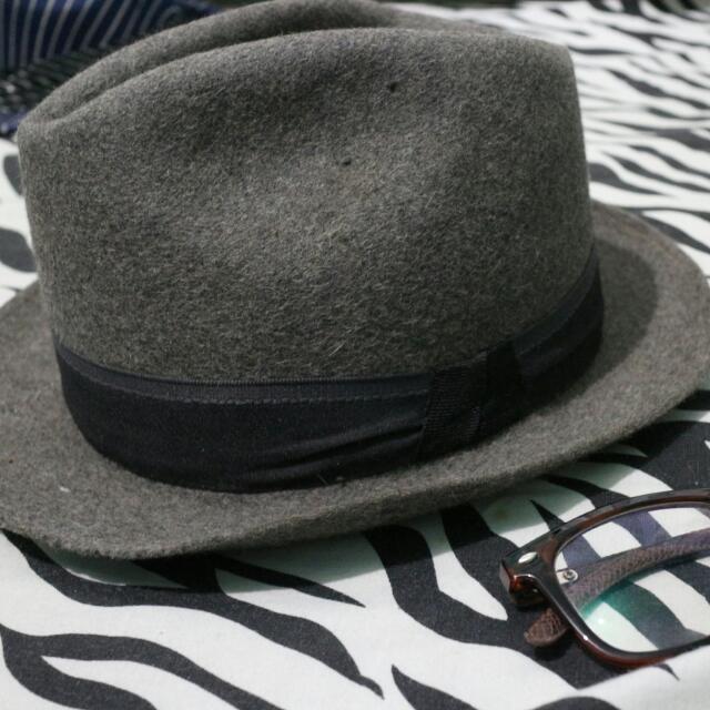 Light Grey Fedora Hat By Mayser Germany 