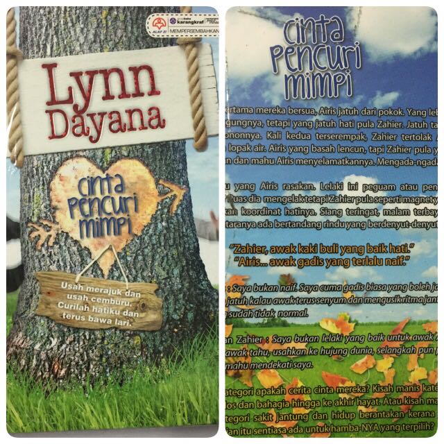 Novel Cinta Pencuri Mimpi Books Stationery Books On Carousell