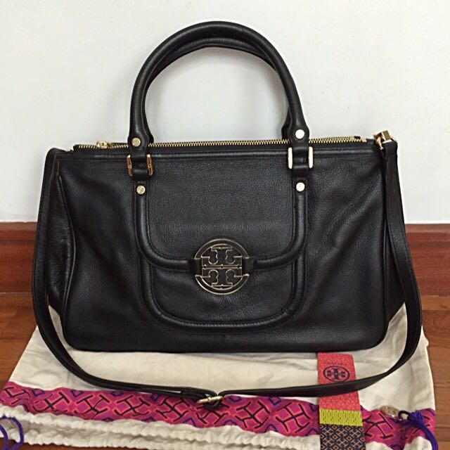 TORY BURCH AMANDA DOUBLE ZIP TOTE. Two way bag. Unused!, Luxury, Bags &  Wallets on Carousell