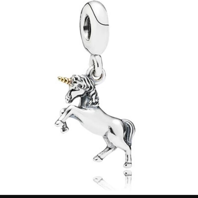 Genuine pandora top unicorn charm