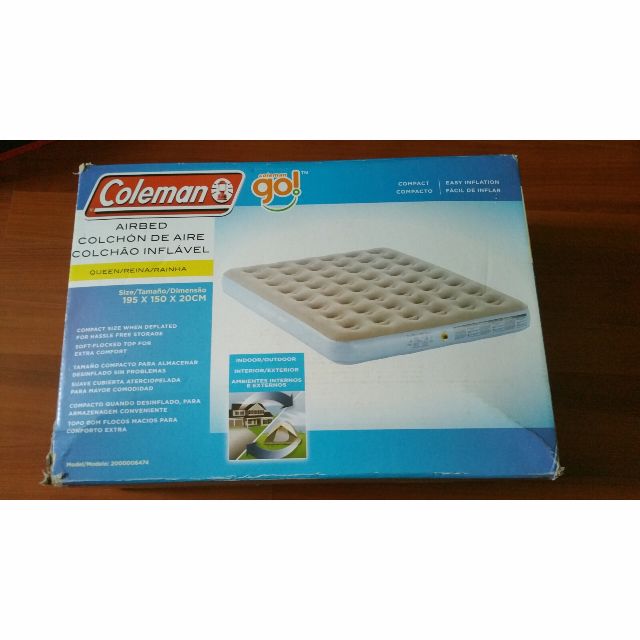 coleman air mattress with frame
