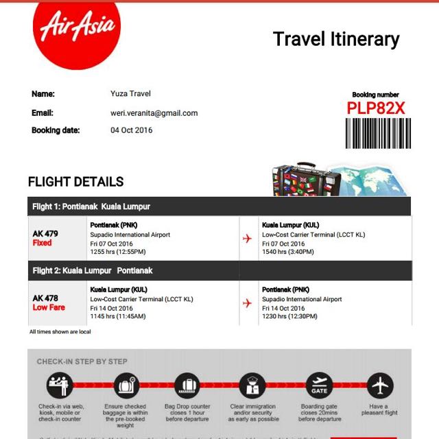 Contoh Issued Tiket Tiket Voucher Objek Wisata Di Carousell