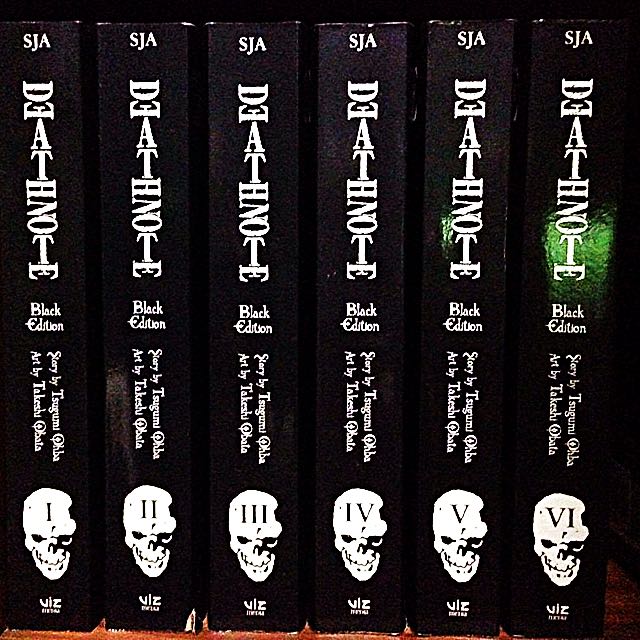 Deathnote Death Note Black Edition Books Comics Manga On