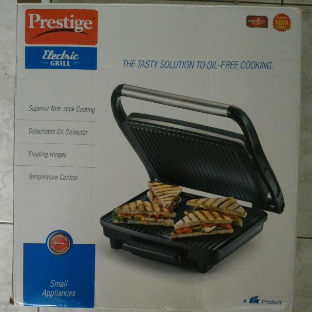 RESERVED!!! ELECTRIC GRILL TOASTER PRESTIGE, Furniture & Home Living, Furniture, Tables