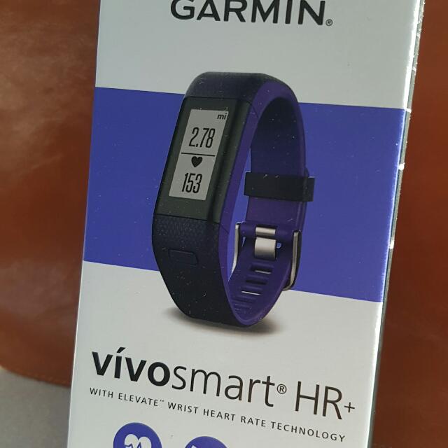 Zabaviti namjena imitacija  Garmin vivosmart HR+ Regular Fit GPS Activity Tracker - Imperial Purple,  Mobile Phones & Gadgets, Wearables & Smart Watches on Carousell