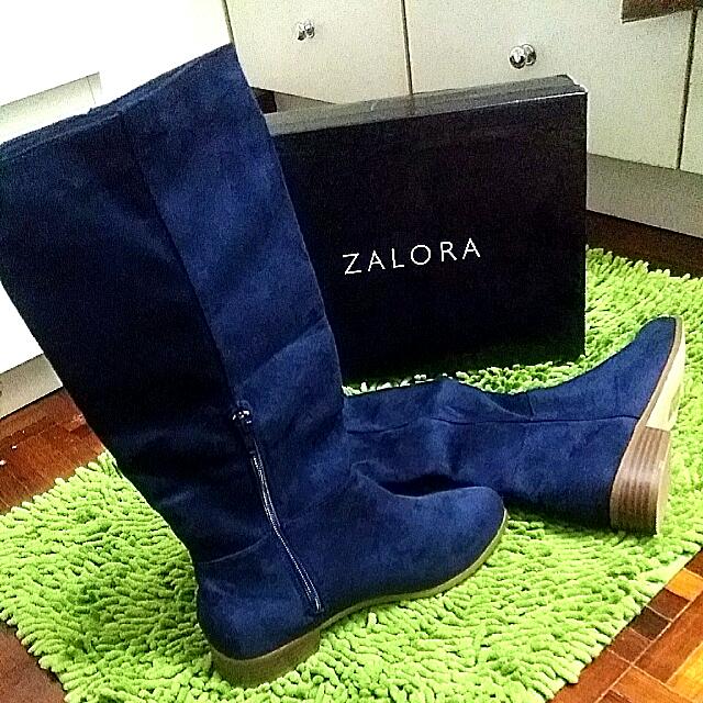 navy suede boots womens