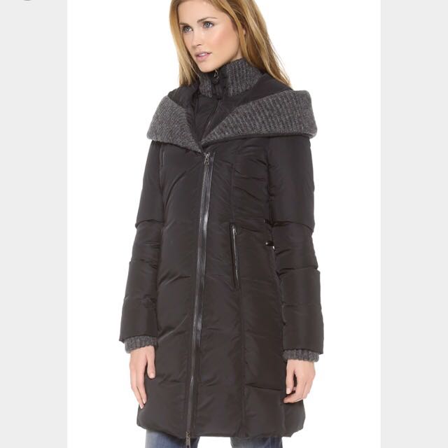 Mackage brigid knit trim down hot sale coat