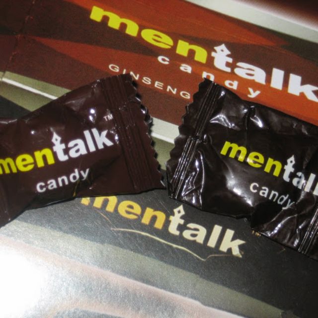 Mentalk Candy Permen Kopi Ginseng Stamina, Kesehatan & Kecantikan