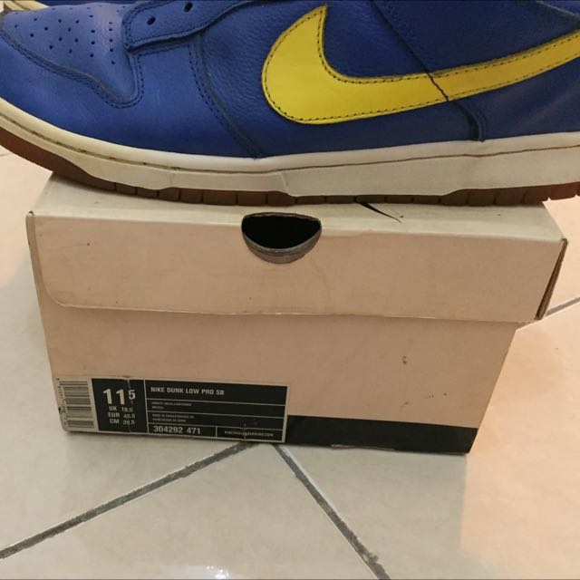 Nike Dunk Low Pro SB - Boca Junior - Supreme Stussy UNDFTD Palace HUF BAPE,  Fesyen Pria, Sepatu di Carousell