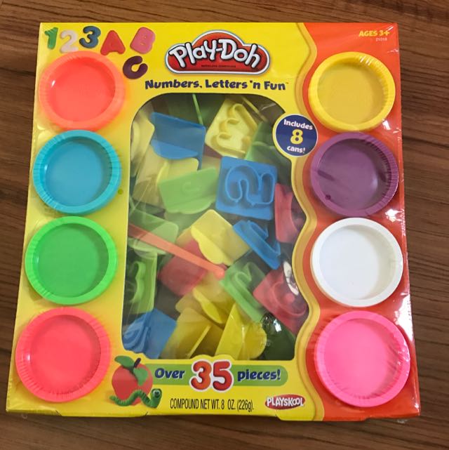 play doh letters