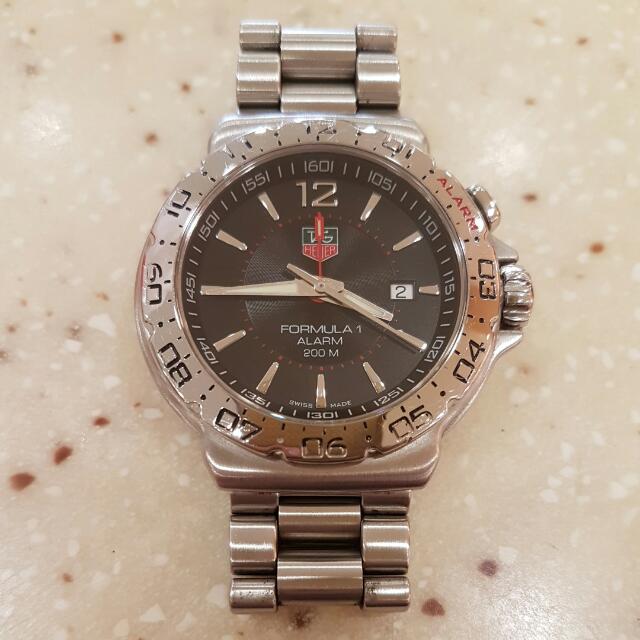 Tag Heuer With Alarm Formula 1 Price Reduced Men S Fashion Watches On Carousell