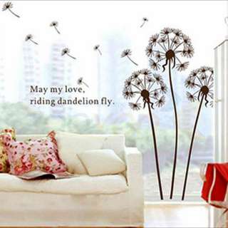 ‼️Sale!!! Instock Dandelion Wall Sticker