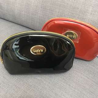Lucy's 亮皮化妝包 NT100
