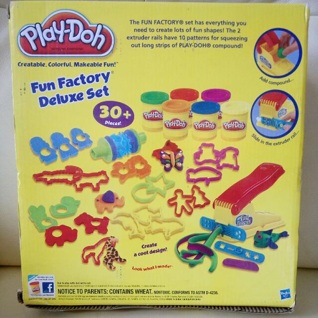 play doh fun factory deluxe set