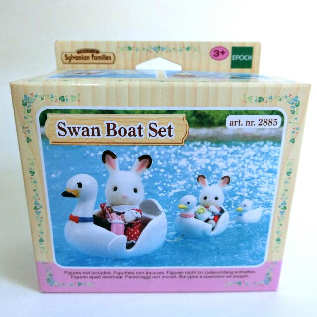 sylvanian families swan boat set