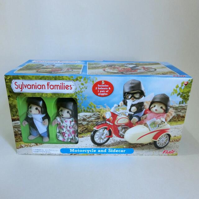 sylvanian motorcycle and sidecar